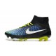 2015 SCARPE CALCIO NIKE Magista Obra FG Nero Blu Volt