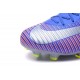 Nike Mercurial Vapor XI FG Scarpe Uomo Terreni Compatti Argento Blu Rosa