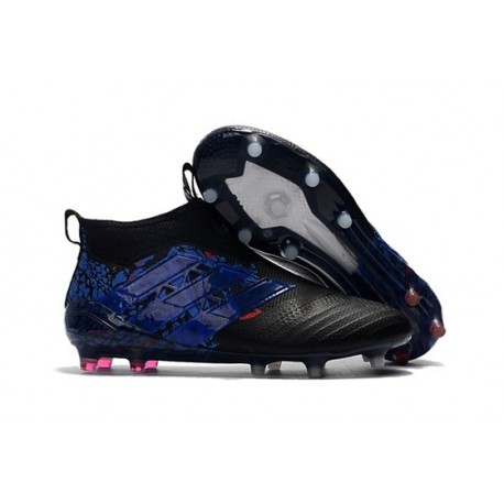 Scarpa da Calcio Adidas ACE 17+ Purecontrol FG Drago Nero Blu