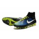 2015 SCARPE CALCIO NIKE Magista Obra FG Nero Blu Volt