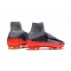 Scarpa da calcio Nike Mercurial Superfly V CR7 FG Grigio Cool Metallic Hematite Grigio Lupo