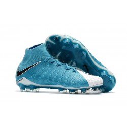 Nuove Scarpe Nike Hypervenom Phantom 3 DF FG Bianco Nero Blu Photo