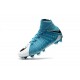 Nuove Scarpe Nike Hypervenom Phantom 3 DF FG Bianco Nero Blu Photo