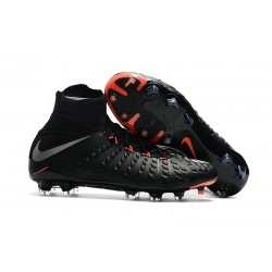 Scarpini Calcio Nike Hypervenom Phantom 3 DF FG ACC Nero Argento Metallic Nero Anthracide