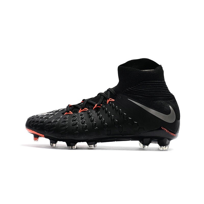 Scarpini Calcio Nike Hypervenom Phantom 3 DF FG ACC Nero Argento