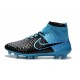 Nuove Nike Magista Obra Fg, Scarpe da calcio uomo Pelle NeroTurchese Blu Laguna