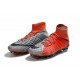 Scarpini Calcio Nike Hypervenom Phantom 3 DF FG ACC Grigio Lupo Viola Dynasty Arancione Max