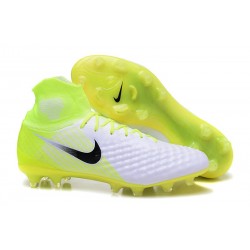 Nuove Scarpe da Calcio Per Terreni Nike Magista Obra 2 FG Verde Bianco Nero Volt