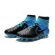 Nuove Nike Magista Obra Fg, Scarpe da calcio uomo Pelle NeroTurchese Blu Laguna