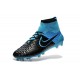 Nuove Nike Magista Obra Fg, Scarpe da calcio uomo Pelle NeroTurchese Blu Laguna
