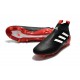 Scarpa da Calcio Adidas ACE 17+ Purecontrol FG Nero Bianco Rosso