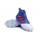 Scarpa da Calcio Adidas ACE 17+ Purecontrol FG Blu Rosso Bianco