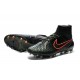 Nuove Nike Magista Obra Fg, Scarpe da calcio uomo Nero Rough Green Cremise Hyper