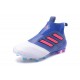 Scarpa da Calcio Adidas ACE 17+ Purecontrol FG Blu Rosso Bianco