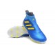 Nuove Adidas Calcio ACE 17+ Mastercontrol FG Per Uomo Blu Giallo Bianco