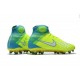 Nuove Scarpe Calcio Nike Alte Magista Obra II FG - Terreni Compatti - Volt Bianco Blu Chorine