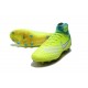 Nuove Scarpe Calcio Nike Alte Magista Obra II FG - Terreni Compatti - Volt Bianco Blu Chorine