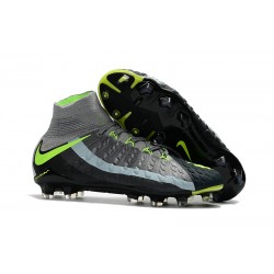 Scarpini Calcio Nike Hypervenom Phantom 3 DF FG ACC Nero Argento Metallic Nero Anthracide