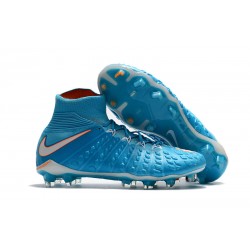 Nuove Scarpe da Calcio 2017 - Uomo Nike Hypervenom Phantom III Blu Bianco Arancione FG