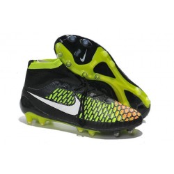 Nuove Nike Magista Obra Fg, Scarpe da calcio uomo Nero Bianco Rosso Verde