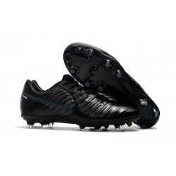 Nike Tiempo Legend 7 FG Scarpe da calcio Uomo Tutto Nero