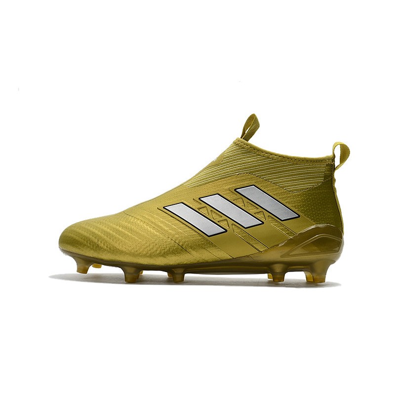 Scarpa da Calcio Adidas ACE 17 Purecontrol FG Oro Bianco