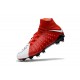 Nuove Scarpe da Calcio 2017 - Uomo Nike Hypervenom Phantom III DF FG Rosso Bianco