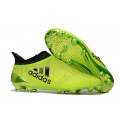 Scarpe da Calcio Adidas X 17+ Purespeed FG Uomo Verde Nero