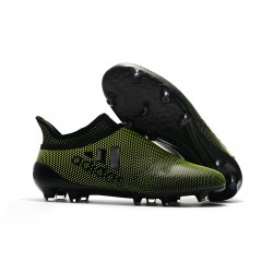 2017 Adidas X 17+ Purespeed FG Tacchetti da Calcio Verde Scuro Nero