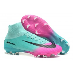 Nuove Scarpa da calcio Nike Mercurial Superfly V FG Rosa Blu Nero