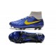 2015 SCARPE CALCIO NIKE Magista Obra FG Blu Grigio Giallo