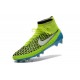 Scarpe calcio Nike Magista Obra FG - Uomo - Volt Bianco Blu Laguna Nero