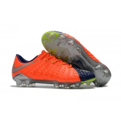 Scarpe da Calcio Nike Hypervenom Phantom 3 FG - Uomo Arancione Argento