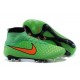 Nuove Nike Magista Obra Fg, Scarpe da calcio uomo Verde Arancione Nero