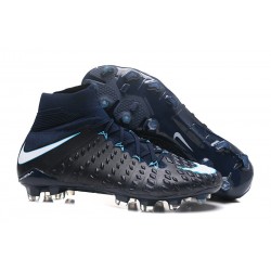 Scarpe Calcio Nike Hypervenom Phantom III DF FG Blu Nero Bianco