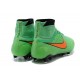Nuove Nike Magista Obra Fg, Scarpe da calcio uomo Verde Arancione Nero