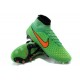 Nuove Nike Magista Obra Fg, Scarpe da calcio uomo Verde Arancione Nero