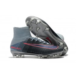 Nuove Scarpa da calcio Nike Mercurial Superfly V FG Grigio Rosa Nero