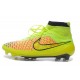 Scarpe calcio Nike Magista Obra FG - Uomo - Arancione Verde Nero