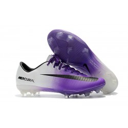 Scarpe Da Calcio Nike Mercurial Vapor XI Tech Craft FG Bianco Viola Nero