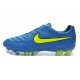 Scarpe Calcio Tiempo Legend V FG Nike Uomo Blu Volt Nero