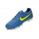Scarpe Calcio Tiempo Legend V FG Nike Uomo Blu Volt Nero