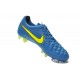 Scarpe Calcio Tiempo Legend V FG Nike Uomo Blu Volt Nero