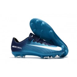 Scarpe Da Calcio Nike Mercurial Vapor XI Tech Craft FG Blu Bianco
