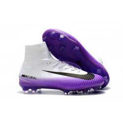 Scarpa da calcio Nike Mercurial Superfly 5 FG - Uomo - Nero Bianco Viola