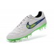 Scarpe Calcio Nike Tiempo Legend V FG - Uomo Bianco Verde Nero