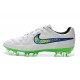 Scarpe Calcio Nike Tiempo Legend V FG - Uomo Bianco Verde Nero