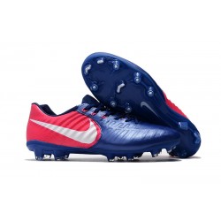 Uomo Nike Tiempo Legend 7 FG scarpe da calcio Blu Rosa