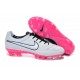 Nuove Scarpe Calcio Nike Tiempo Legend V FG Bianco Rosa Nero