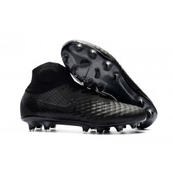 Nuova Nike Magista Obra II FG 2017 Scarpe da Calcio Tutto Nero